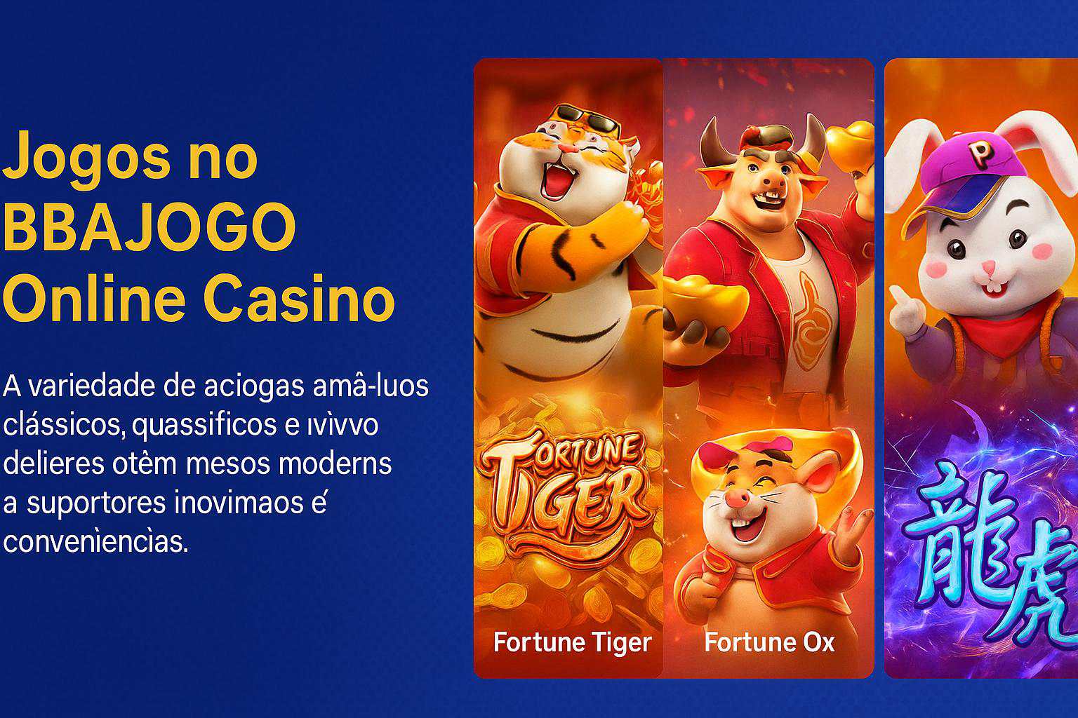 Jogos de cassino online inovadores e emocionantes na BBAJOGO
