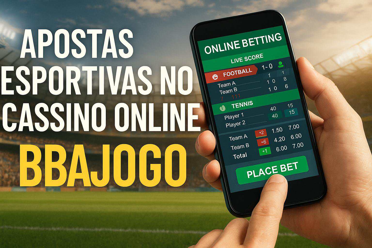 Aposte em apostas esportivas no cassino online BBAJOGO